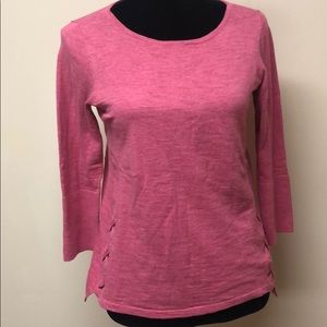 NWT J. Jill pink cotton top xsp